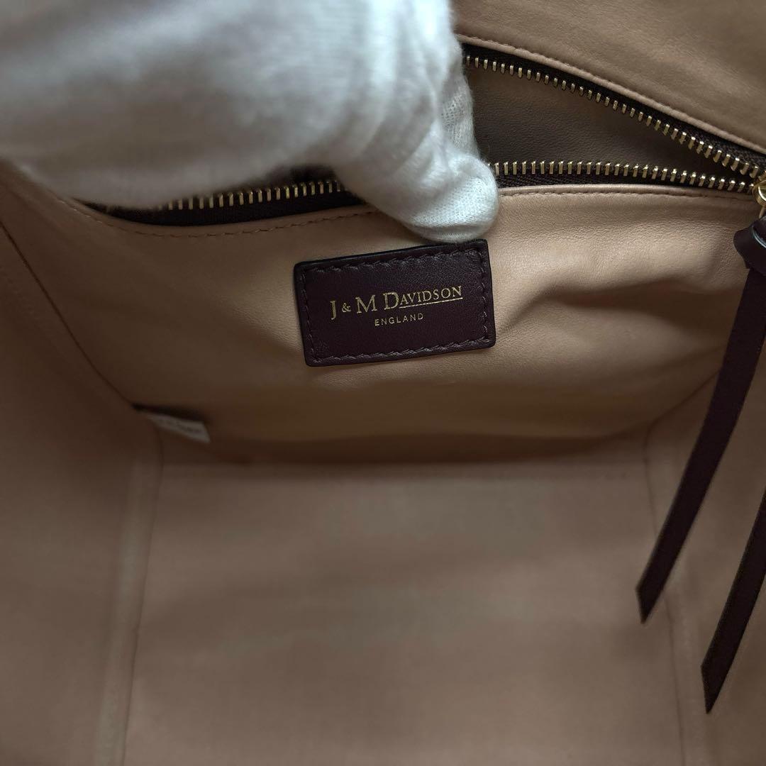 極美品】J&M　トートバッグ ハンドバッグ　２WAY 革　OLIVIA オリビア