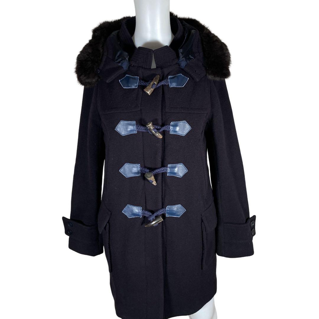 sacai ダッフルコート　ライナー付き　ラビットファー