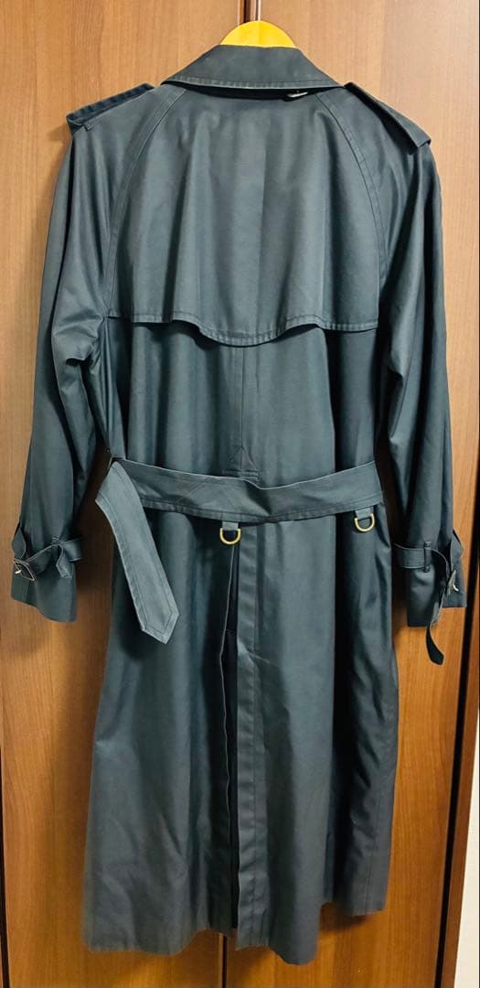 Burberrys メンズ　トレンチコート　ネイビー　ヴィンテージ　ライニング有