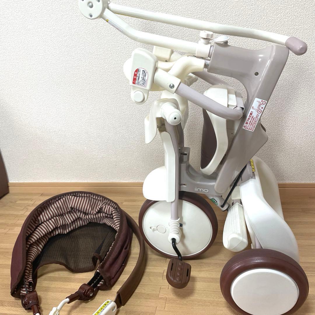 値下げしました！　iimo折りたたみ三輪車　サンシェード付き