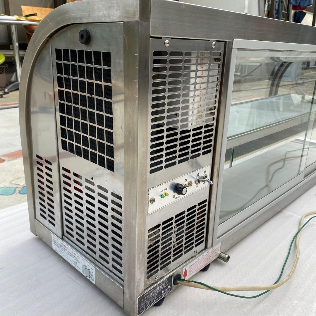 ちひろ冷蔵ショーケース 卓上タイプ 自然対流方式 後引戸 店舗カフェ