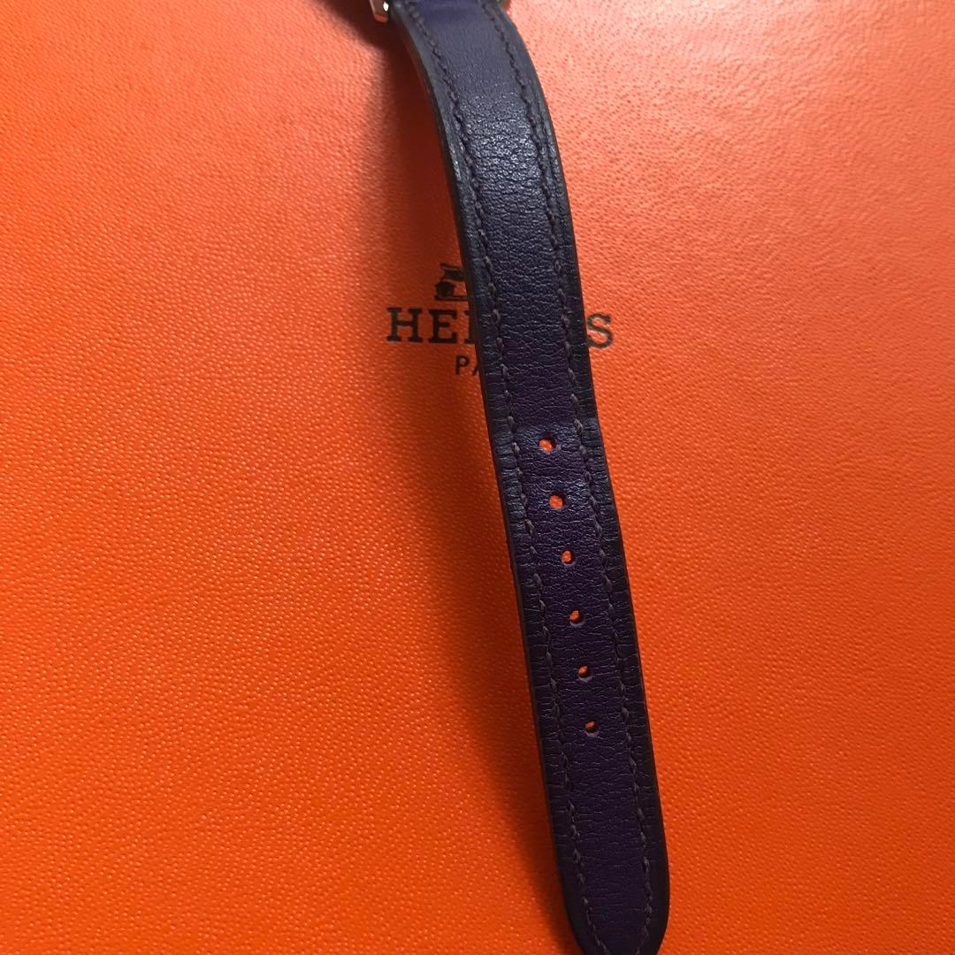 【電池交換済】HERMES スリムドゥエルメス CA2.110