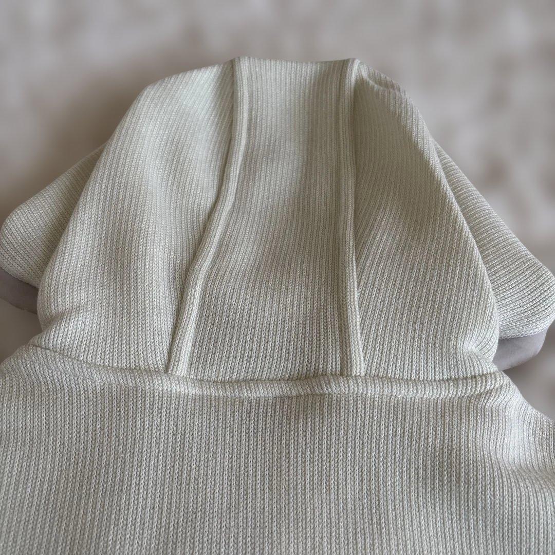 新品　マンシング　裏起毛ニットパーカー LL オフ白 送料込み