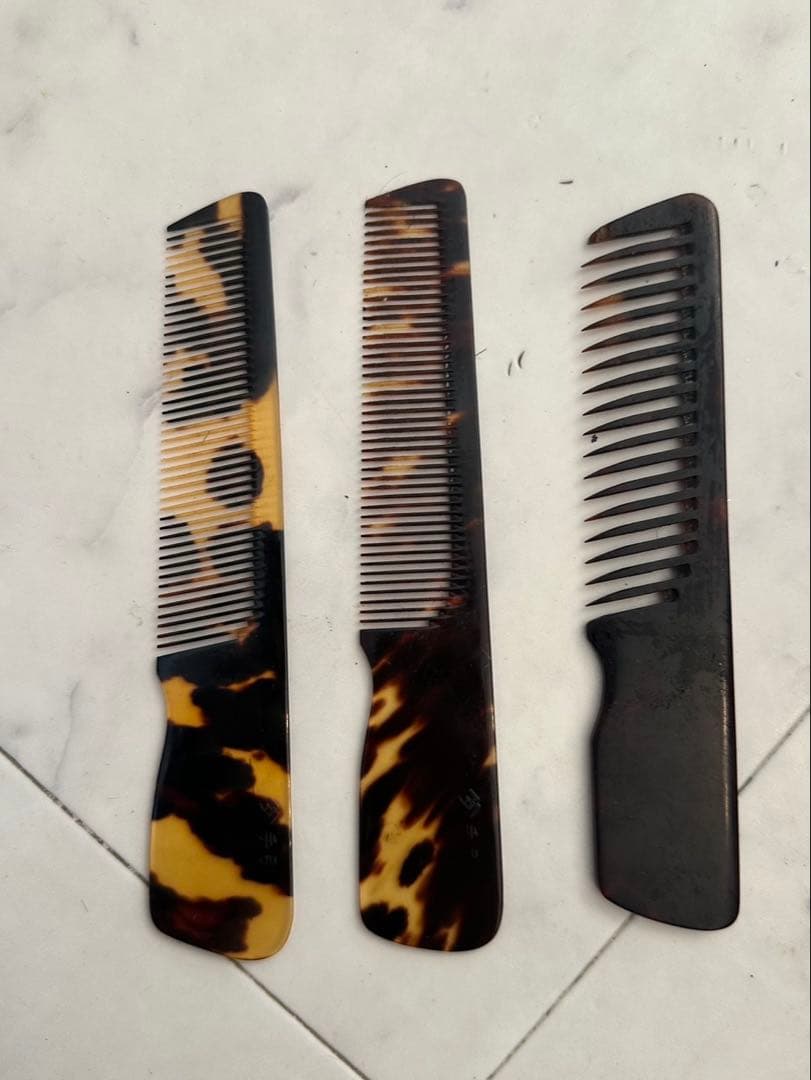 べっ甲櫛　本鼈甲 クシ くし 理容櫛 カットコーム まとめ