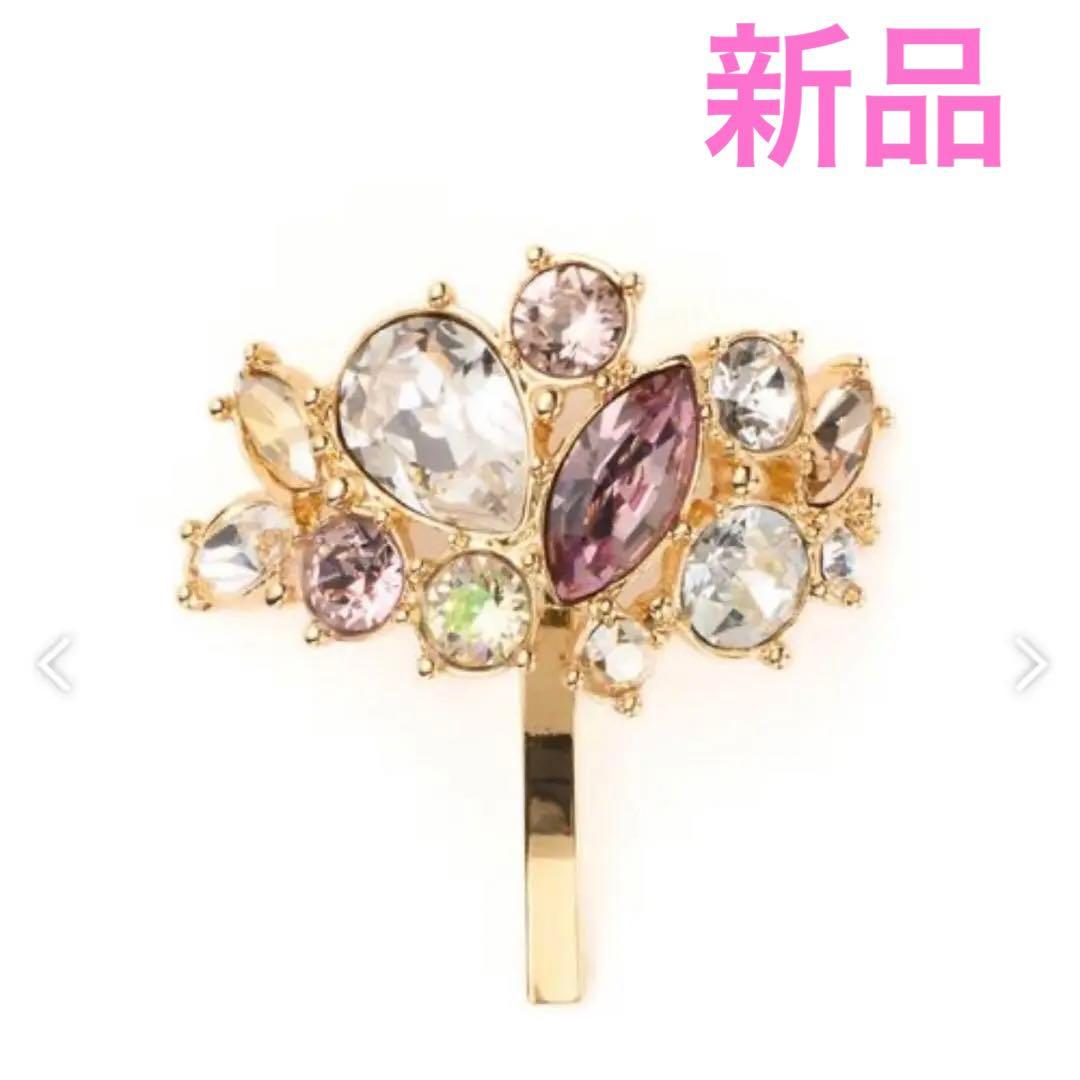 【新品未使用】コンプレックスビズ　クリスタルブライトポニーフック　クリップ