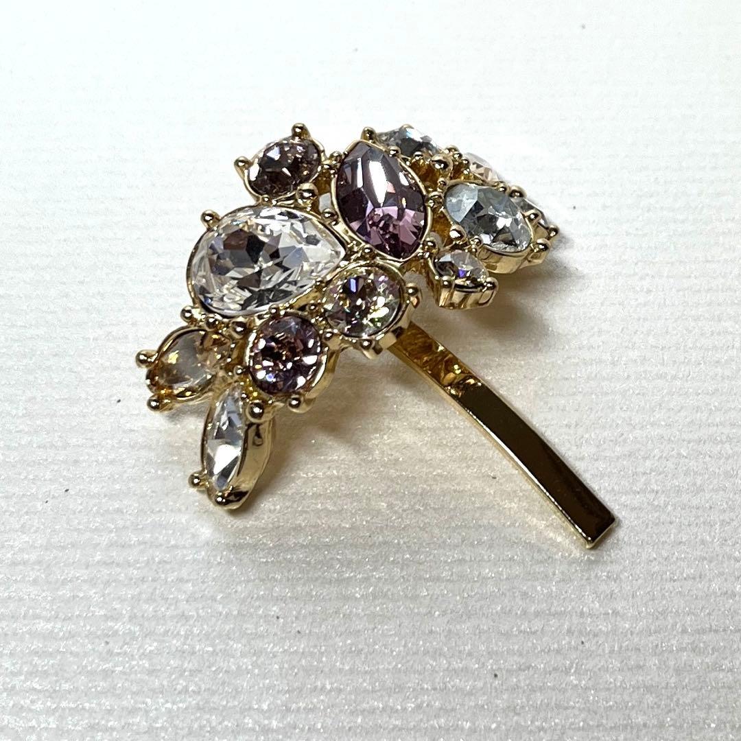 【新品未使用】コンプレックスビズ　クリスタルブライトポニーフック　クリップ