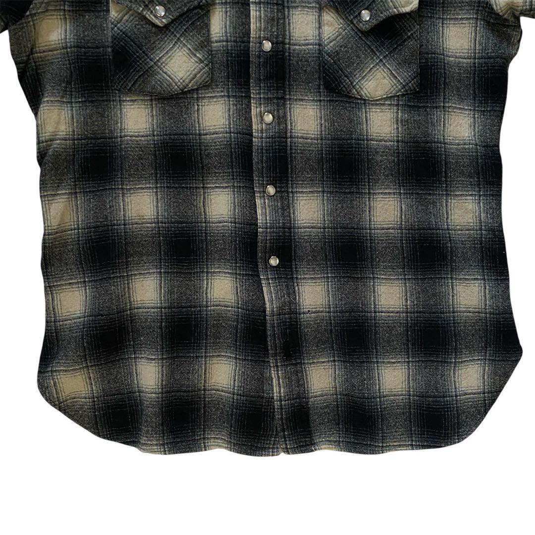 アポロクリード 　PENDLETON 90s シャドウチェック白　黒　XL