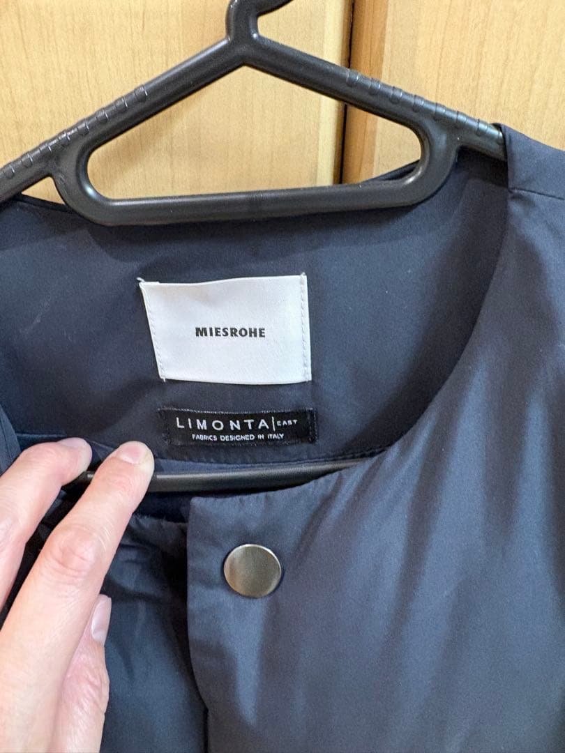 MIESROHE ネイビー ダウンベスト