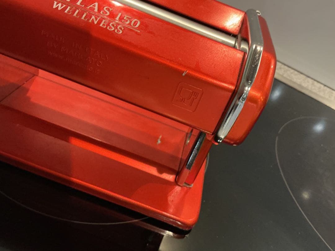 Marcato Atlas150 パスタマシン オレンジ色　マルカート　製麺機