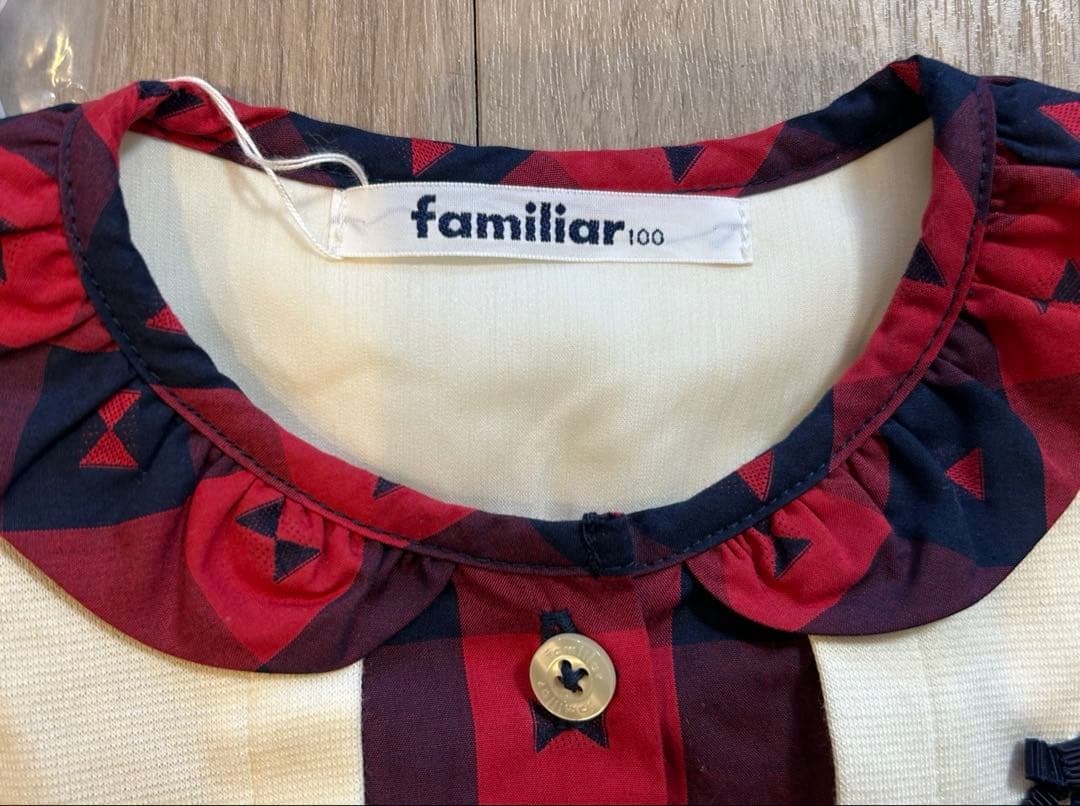 《新品未使用》ファミリア ☆ ワンピース　100cm