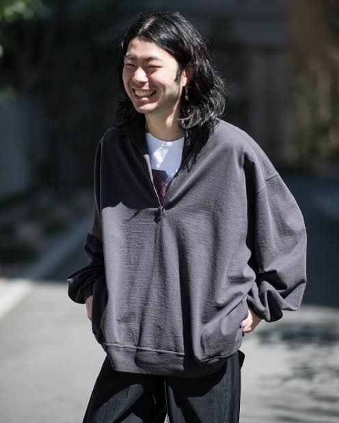 トップス blurhms C/Silk Nep Harf-zip 3