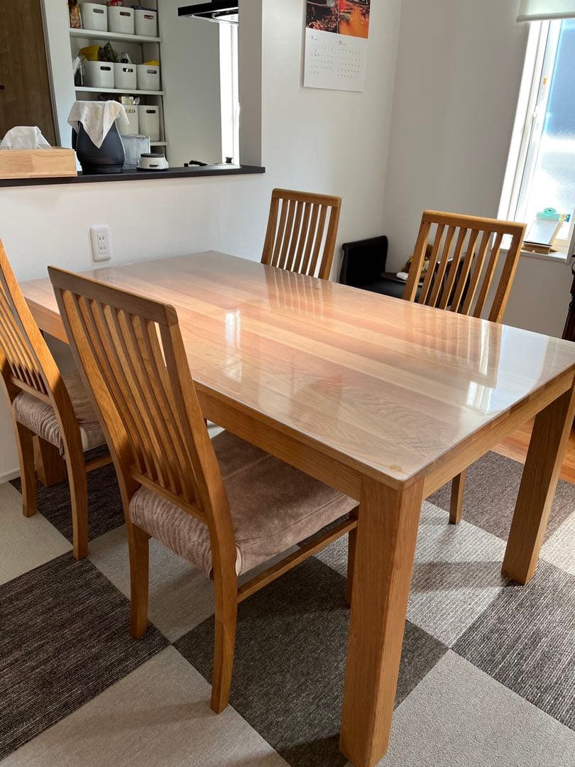 使用期間　２年　東京インテリア　木製ダイニングテーブル
