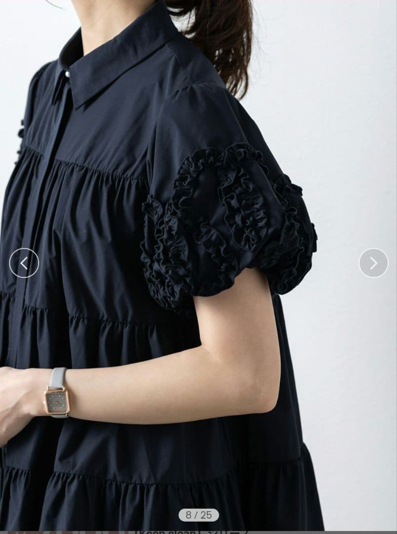 お値下げ！美品★Ame no chi Hare ネイビーシャツ 半袖