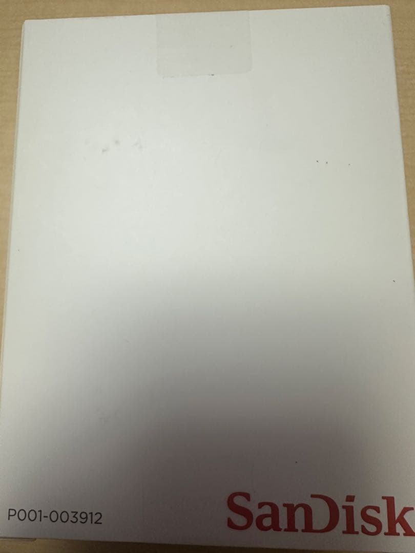 SanDisk SSD 2TB新品未使用品！
