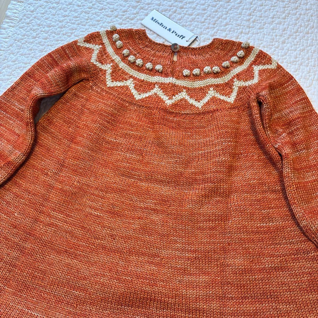 ワンピース misha and puff Zig Zag Dress 4y