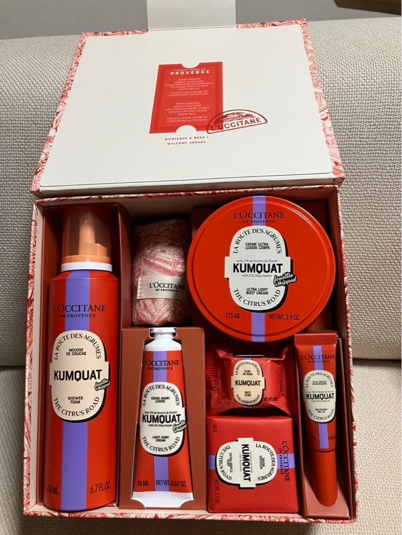 ロクシタン カムクアットスノーシア コンプリート セット