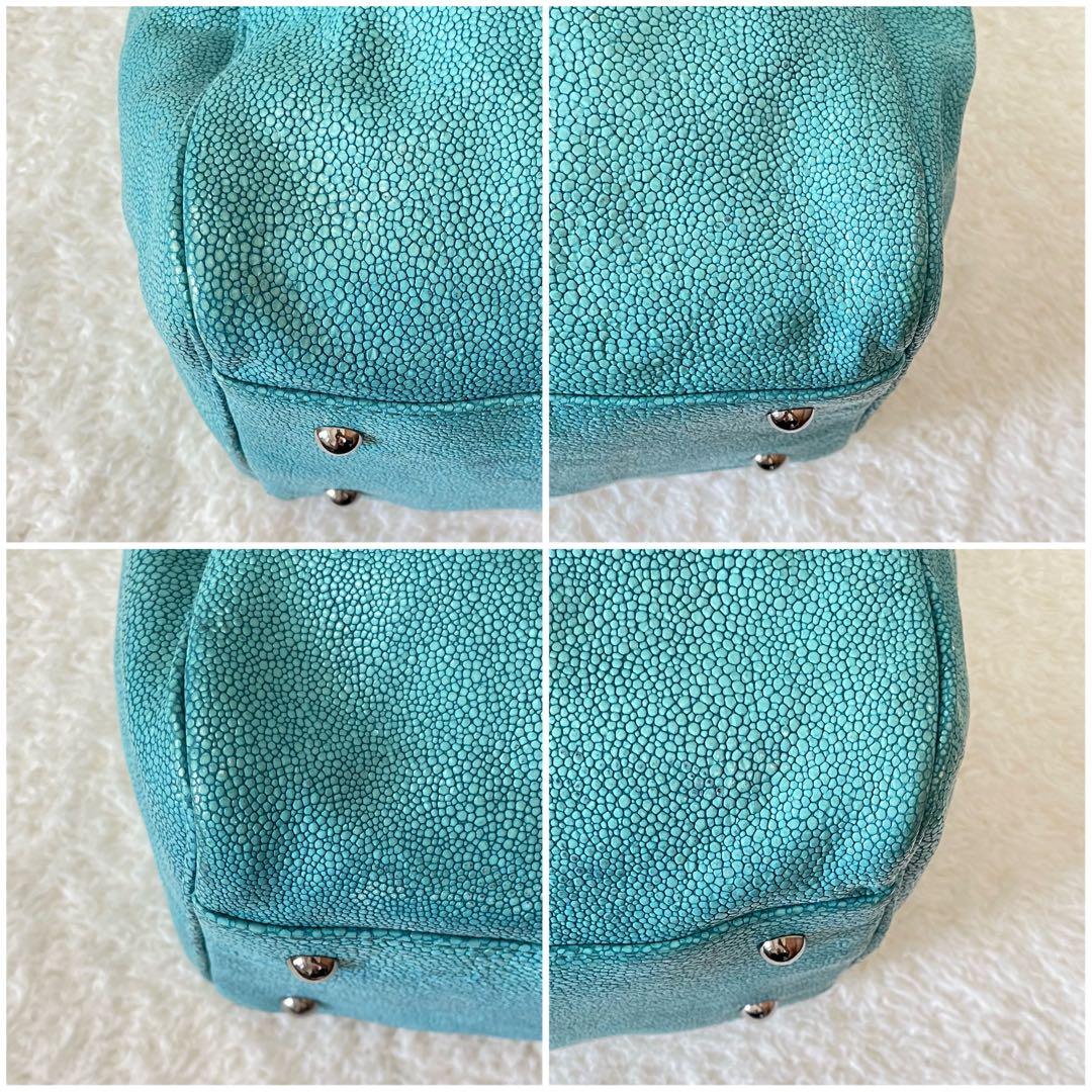 LONGCHAMP ボストンバッグ ケイトモス コラボ グリーン系