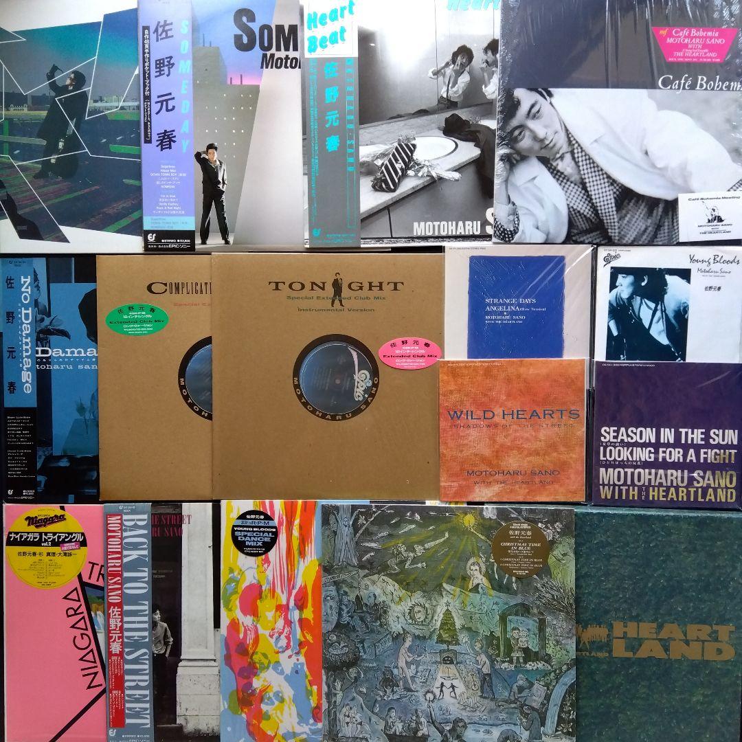 佐野元春 レコードセット・LP13・EP4