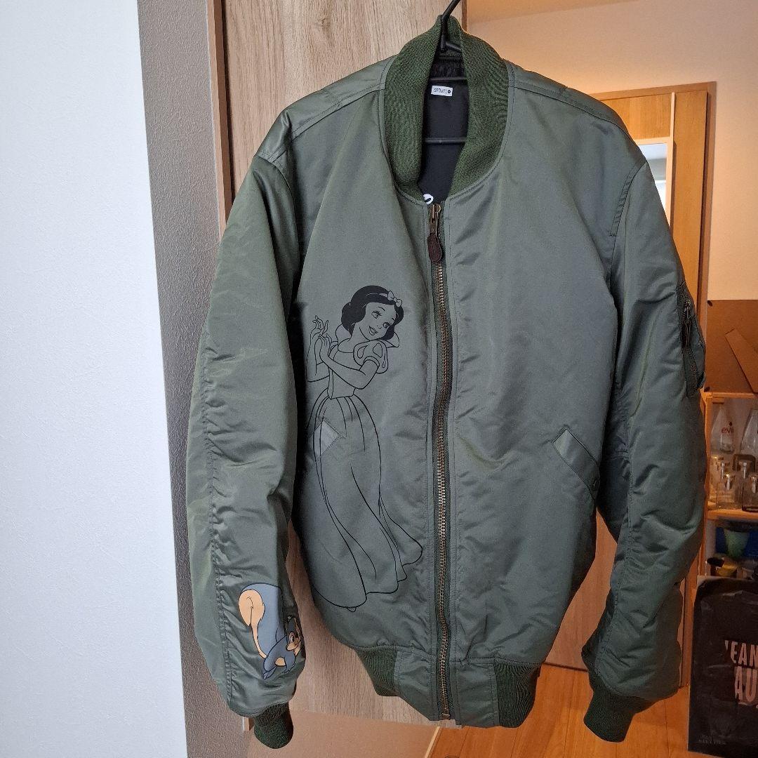 SEQUEL　スノーホワイト　 MA-1ジャケット オリーブグリーン　藤原ヒロシ