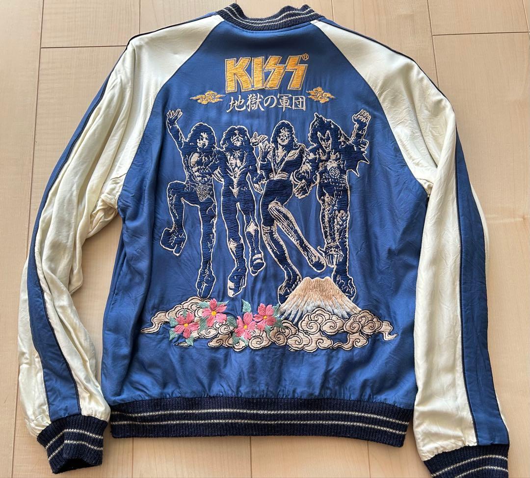 希少　東洋KISS スカジャン 刺繍デザイン