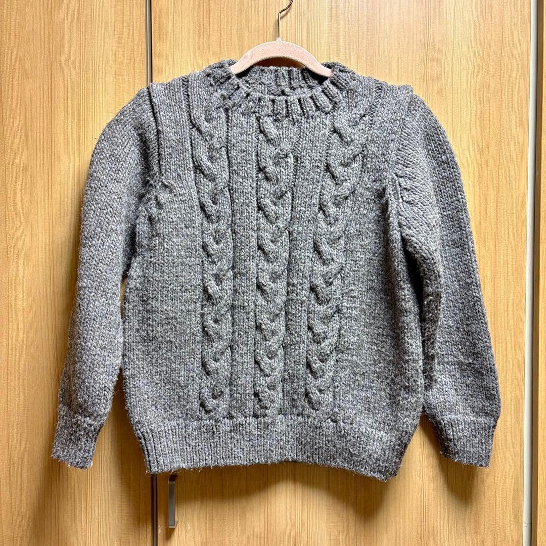 nest Robe ペルーウールハンドメイドケーブルニット