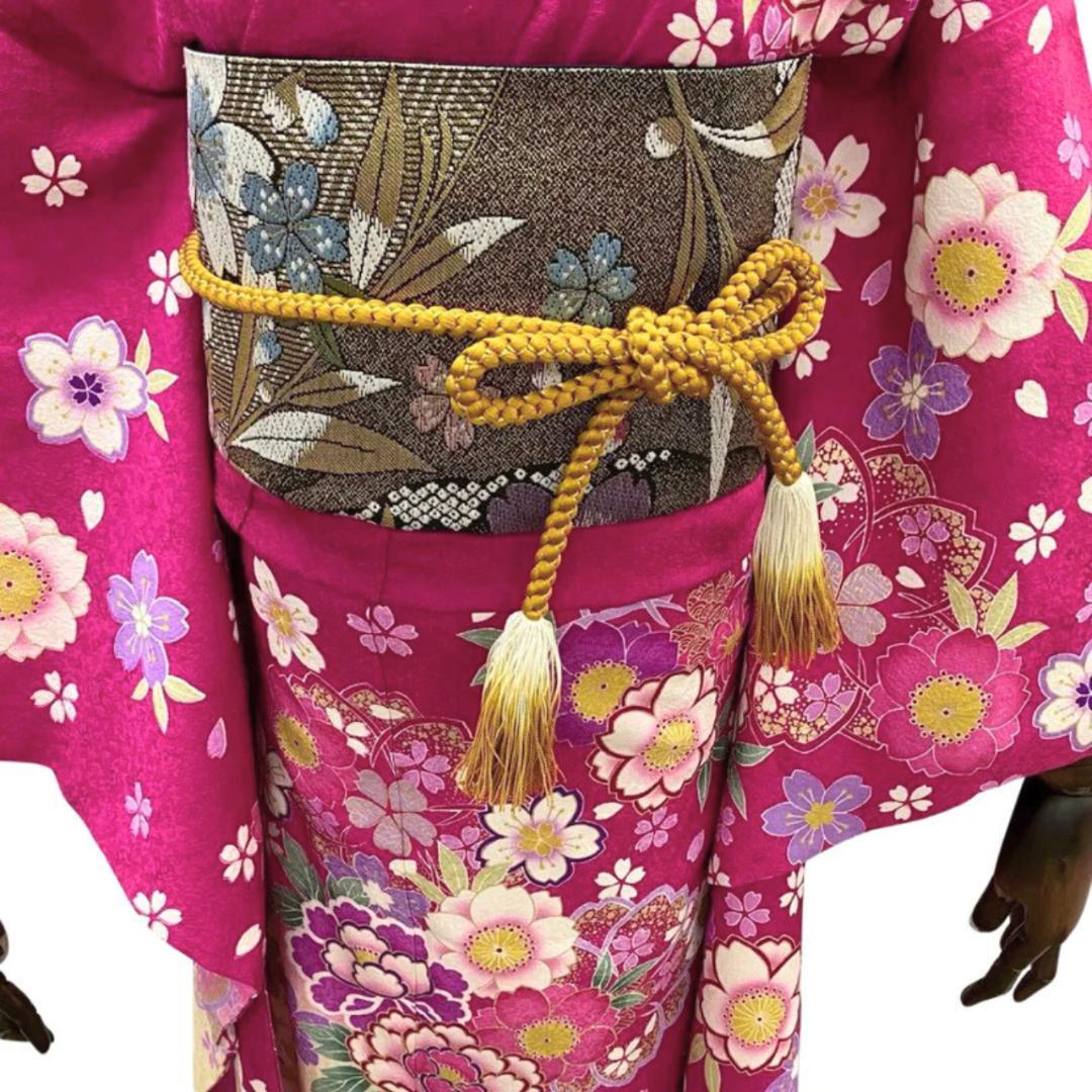 ≪早い者勝ち≫【超美品】 振袖セット 成人式 正絹 振袖 ピンク *124 ●