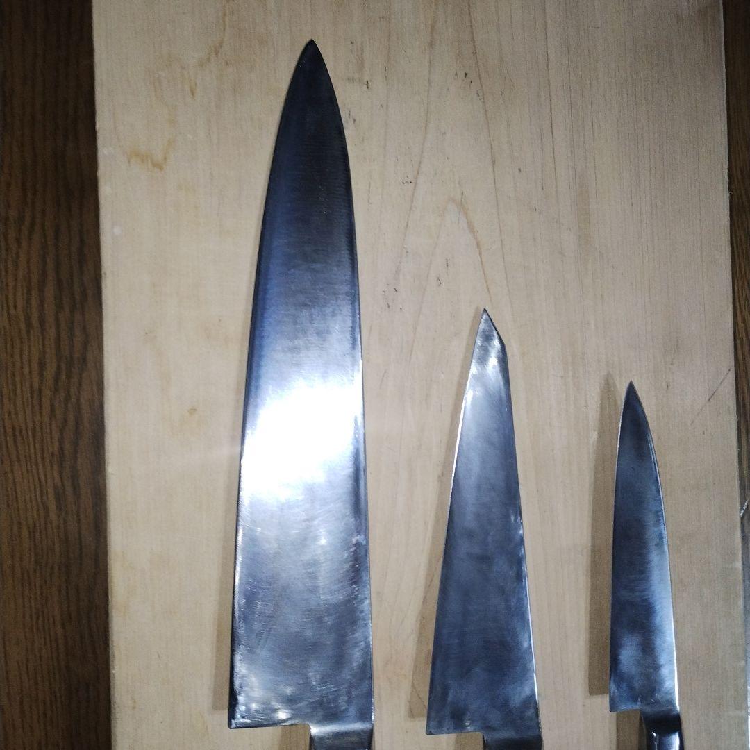 竹内刃物　竹晃　牛刀　骨スキ　ペティセット