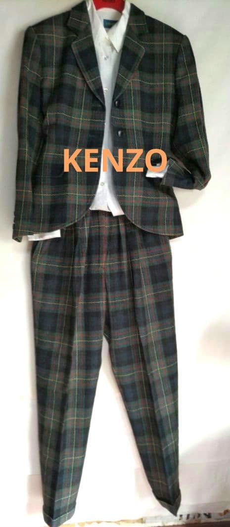 M*U様 KENZOチェックパンツスーツ