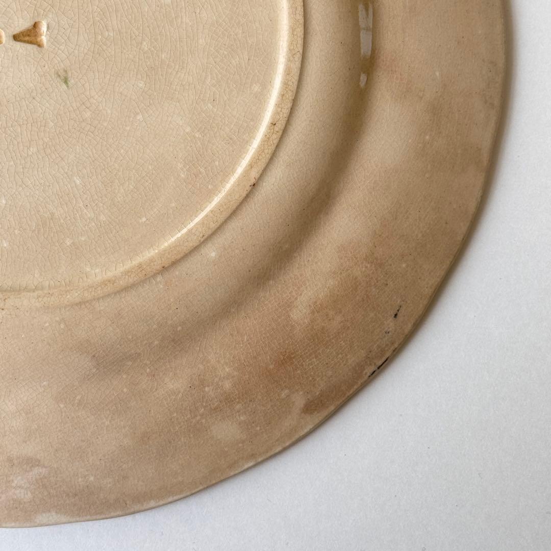 希少　フランスアンティーク　Choisy ショワジー　多色　デザート皿