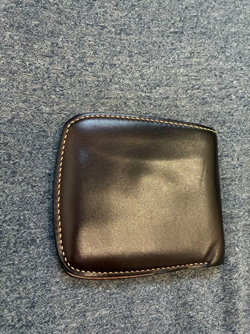 ワンズワーカー　コードバン二つ折財布