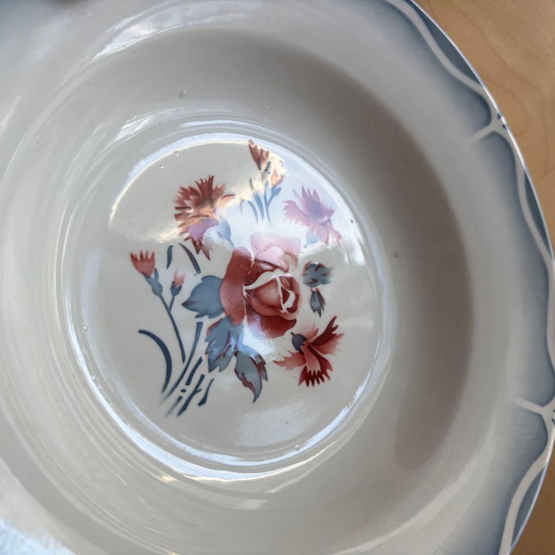 ディゴワン＆サルグミンヌ NINA ROSA 深皿 フランス アンティーク