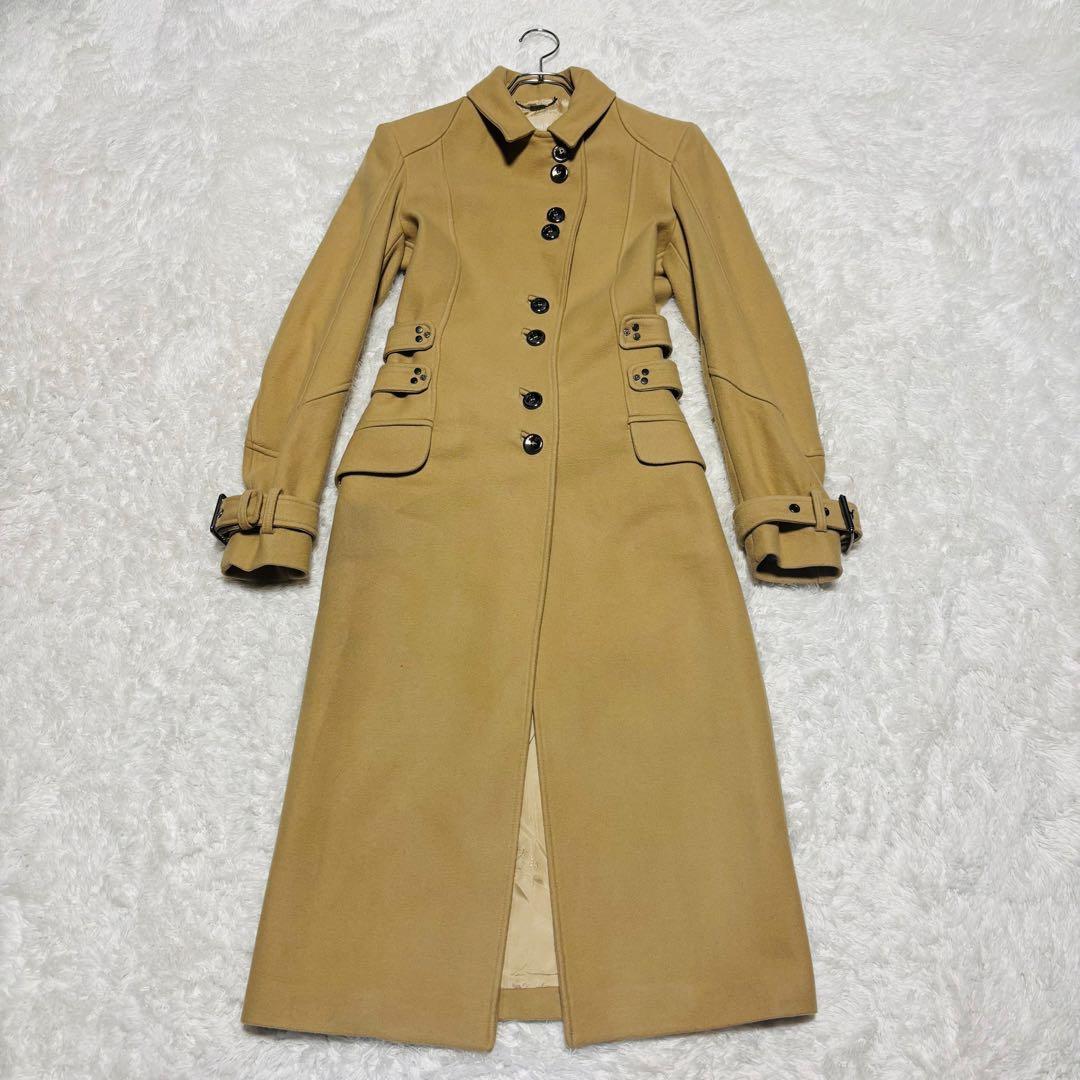 希少 ヴェルサス ヴェルサーチ フルレングス トレンチコート ウール イタリア製