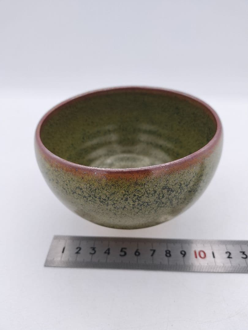 c513 天目茶碗 藤原恭介 木箱 茶道具 古物　藤原啓