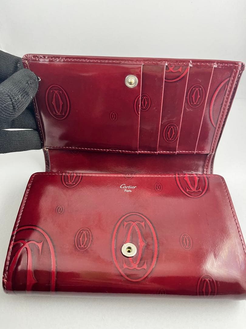 【希少】✨Cartier カルティエ パッピーバースデー コンパクトウォレット