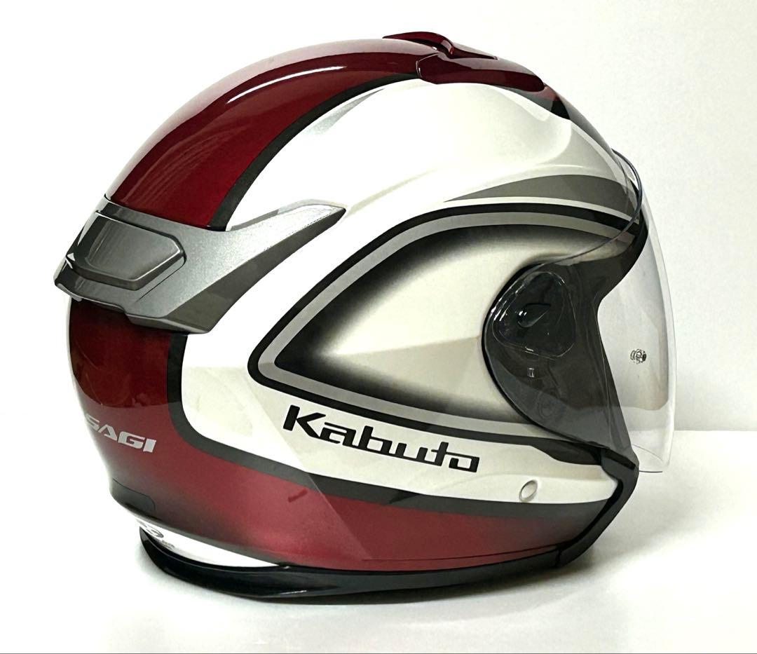 OGKカブト　インナーバイザー付きジェットヘルメットASAGI Mサイズ