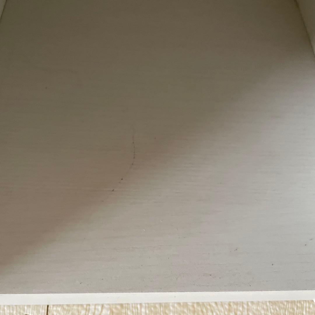 SHRAI STORE キャビネット　ホワイト木製ガラス扉ラック