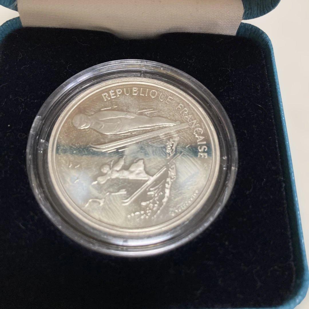 ま*読様 1992年　アルベールビルオリンピック　記念銀貨　全9種目　コンプリー