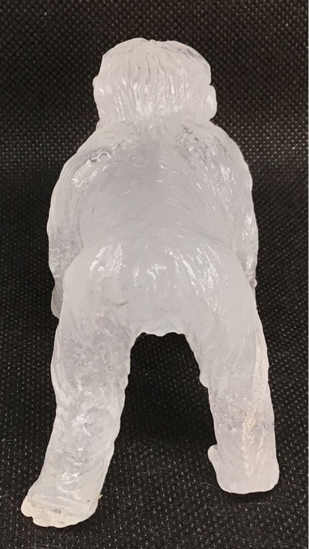 ニホンザル 日本猿 ドームフランス　ドームクリスタル　水晶　置物　日本限定商品