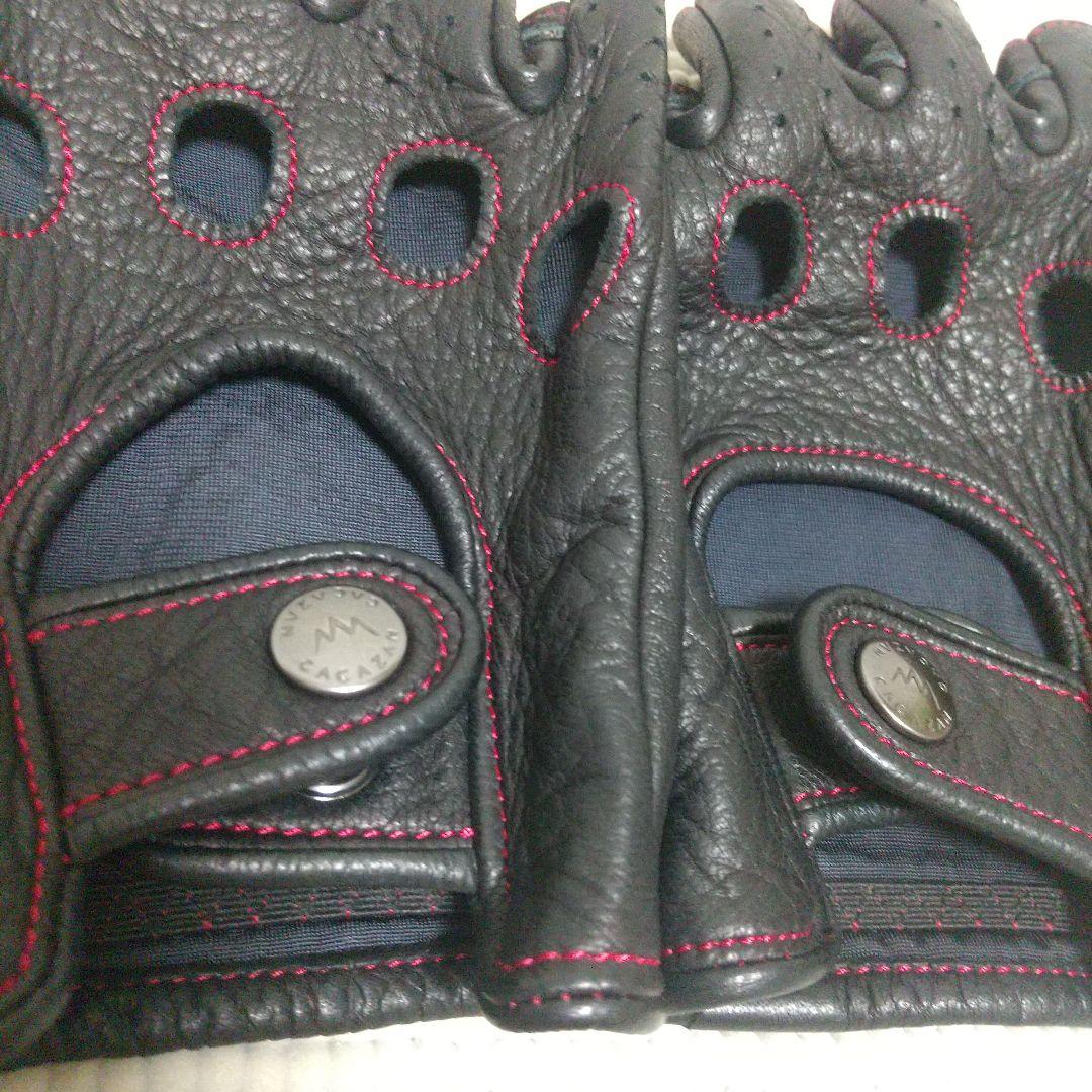 職人技！CACAZAN 高級ドライビンググローブ Lサイズ DDR-040 鹿革
