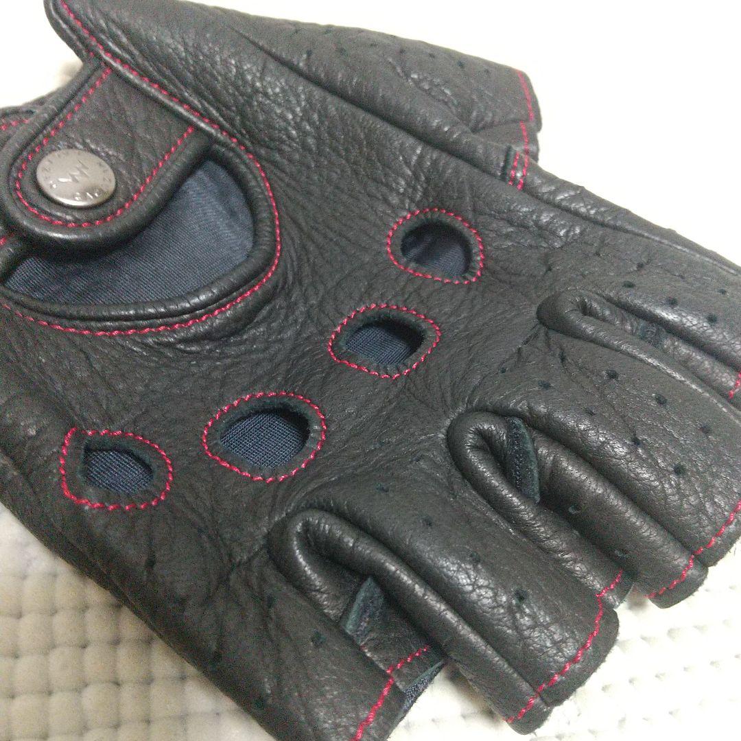 職人技！CACAZAN 高級ドライビンググローブ Lサイズ DDR-040 鹿革