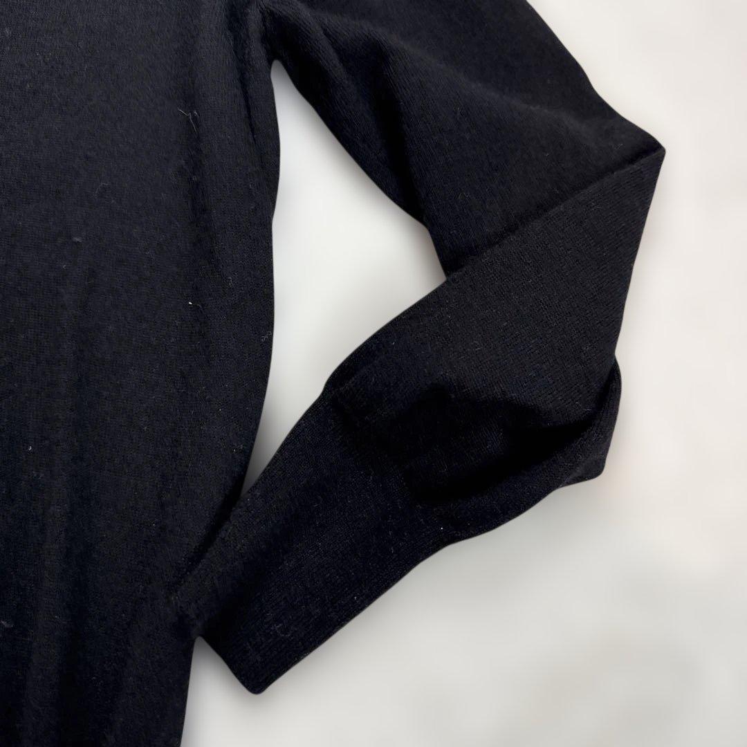 セリーヌCELINE カシミヤ95%ニット　ブラック　Mサイズ　イタリア製