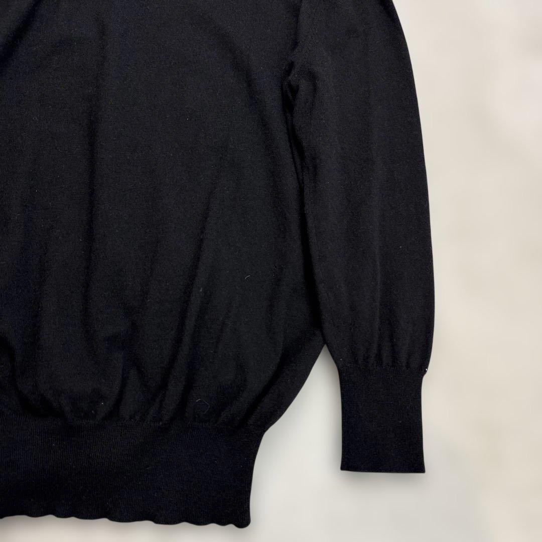 セリーヌCELINE カシミヤ95%ニット　ブラック　Mサイズ　イタリア製