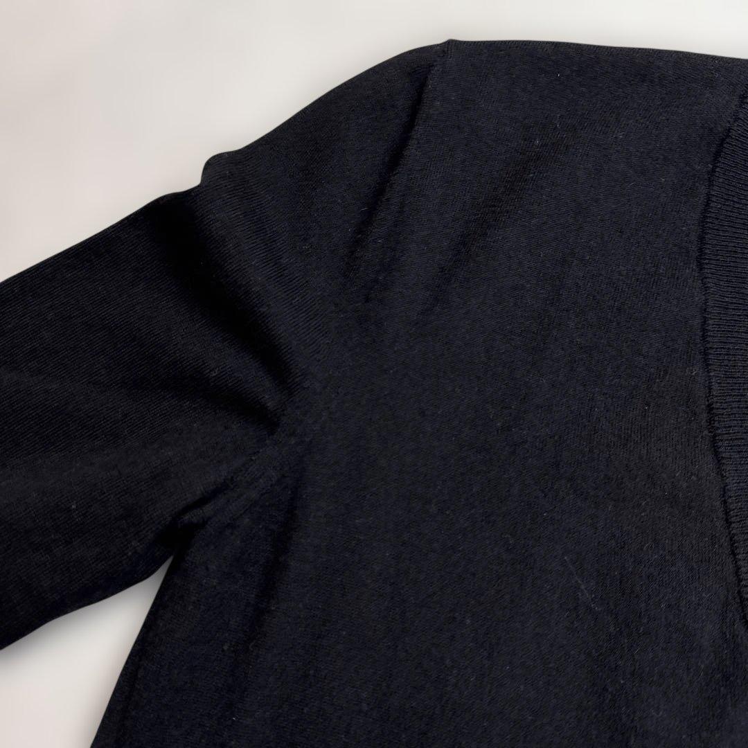 セリーヌCELINE カシミヤ95%ニット　ブラック　Mサイズ　イタリア製