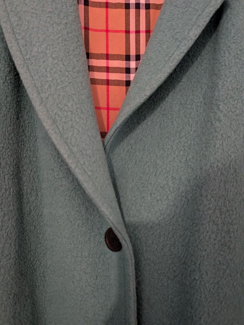 バーバリーロンドン ロングコート グリーン