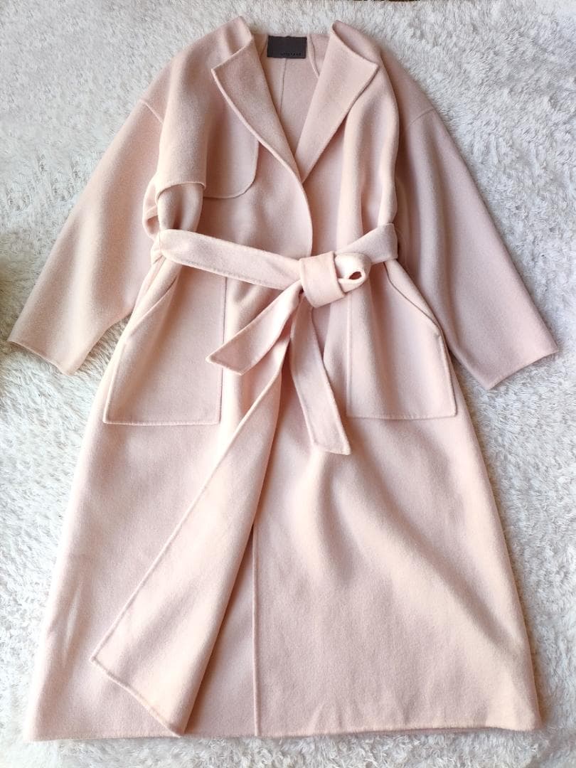 アンクレイヴ ウールリバーロングコート ベルト ベルテッドコート 1 ピンク 1