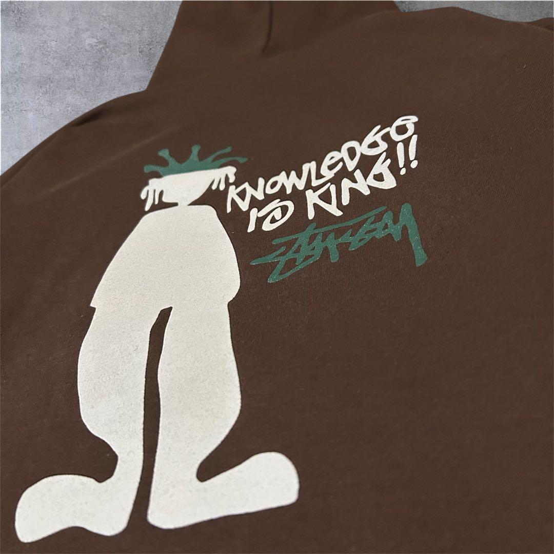 ゴ*ス様 【希少】90’s old stussy フードパーカー　shadow