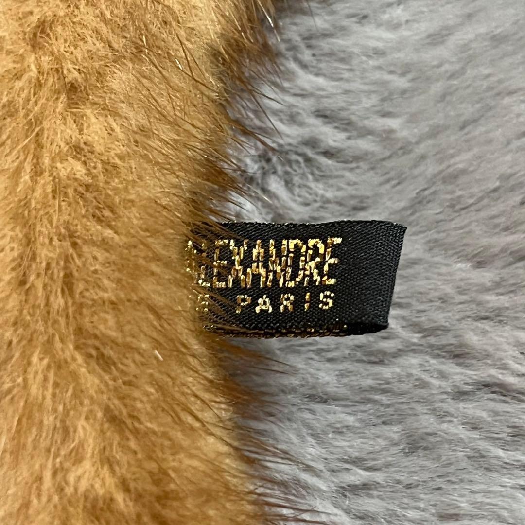 ALEXANDRE DE PARIS リアル　ファー　イヤーマフ ベージュ
