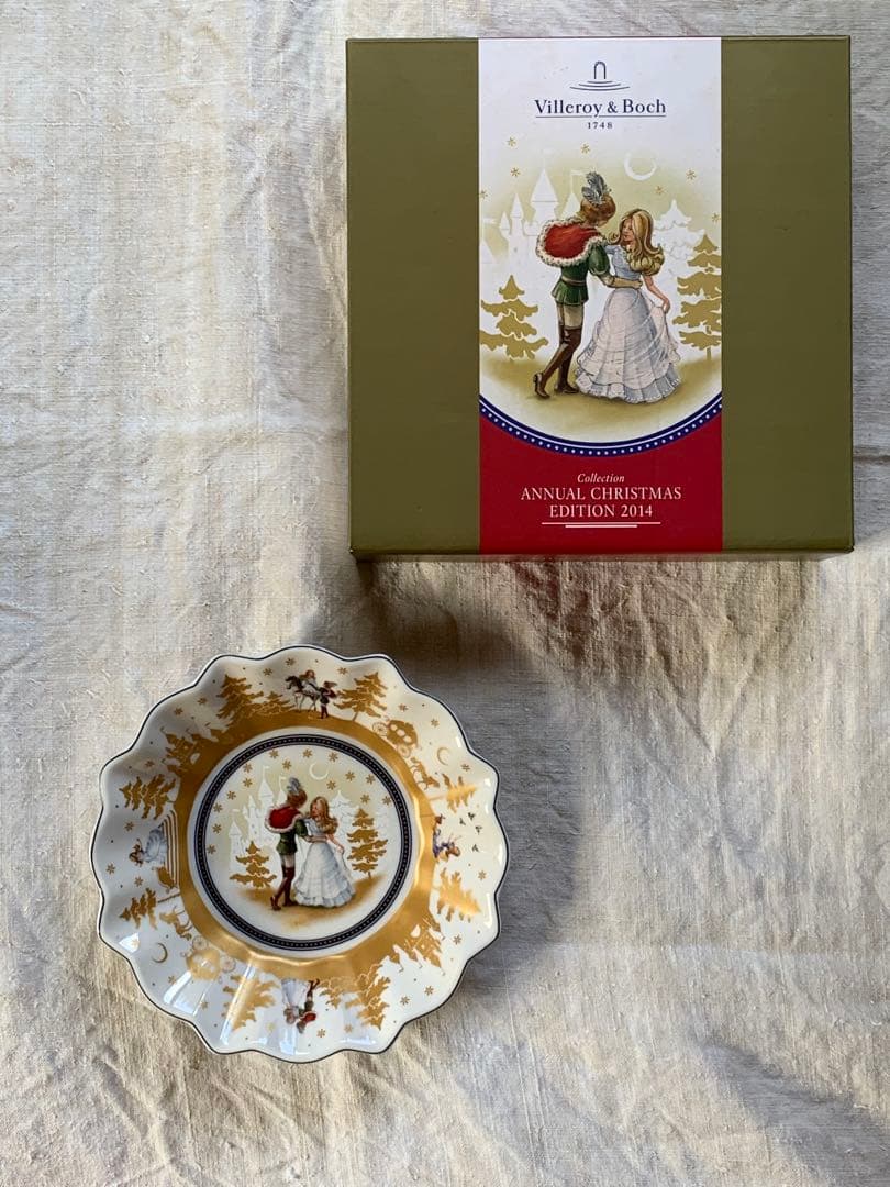 ビレロイ&ボッホ トイズファンタジー クリスマスプレート シンデレラ