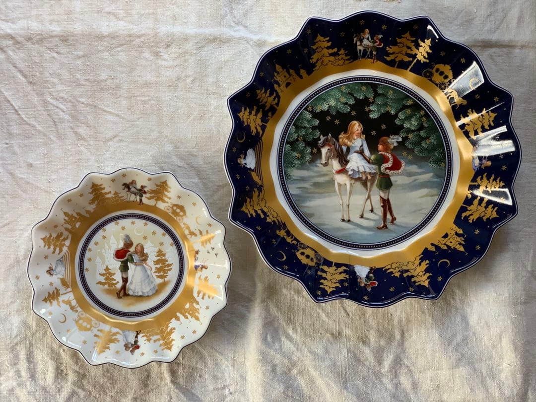 ビレロイ&ボッホ トイズファンタジー クリスマスプレート シンデレラ