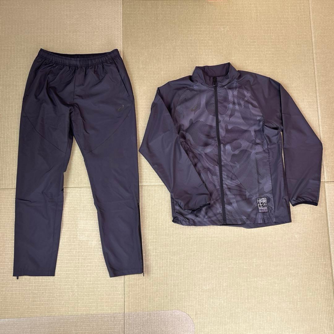 アシックス　 裏メッシュグラフィックウインドブレーカー　ジャケット/パンツ